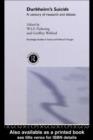 Durkheim's Suicide : A Century of Research and Debate - eBook