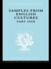 Samples from English Cultures : Part 1 - eBook