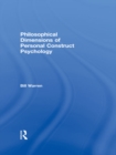 Philosophical Dimensions of Personal Construct Psychology - eBook