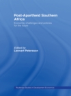 Post-Apartheid Southern Africa : Economic Challenges and Policies for the Future - eBook