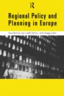 Regional Policy and Planning in Europe - eBook