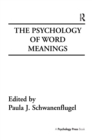 The Psychology of Word Meanings - eBook