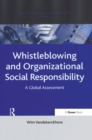 Whistleblowing and Organizational Social Responsibility : A Global Assessment - eBook