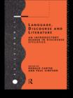 Language, Discourse and Literature : An Introductory Reader in Discourse Stylistics - eBook