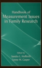 Handbook of Measurement Issues in Family Research - eBook