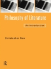 Philosophy of Literature : An Introduction - eBook