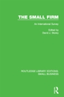 The Small Firm : An International Survey - eBook