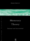 Monetary Theory : National and International - eBook