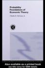 Probability Foundations of Economic Theory - eBook