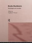 Emile Durkheim : Sociologist and Moralist - eBook