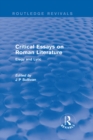Critical Essays on Roman Literature : Elegy and Lyric - eBook