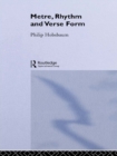 Metre, Rhythm and Verse Form - eBook