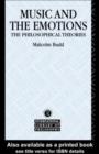 Music and the Emotions : The Philosophical Theories - eBook