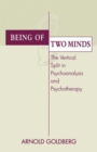 Being of Two Minds : The Vertical Split in Psychoanalysis and Psychotherapy - eBook