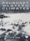 Boundary Layer Climates - eBook
