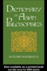 Dictionary of Asian Philosophies - eBook
