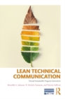 Lean Technical Communication : Toward Sustainable Program Innovation - eBook