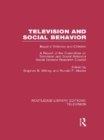 Television and Social Behavior : Beyond Violence and Children / A Report of the Committee on Television and Social Behavior, Social Science Research Council - eBook