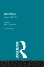 John Milton : The Critical Heritage Volume 1 1628-1731 - eBook