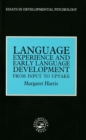 Language Experience and Early Language Development : From Input to Uptake - eBook