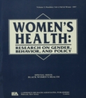 Black Women's Health : A Special Double Issue of women's Health: Research on Gender, Behavior, and Policy - eBook