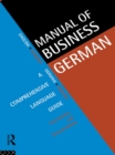 Manual of Business German : A Comprehensive Language Guide - eBook