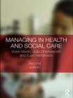 Managing in Health and Social Care - eBook
