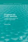 Prosperity and Public Spending (Routledge Revivals) : Transformational growth and the role of government - eBook