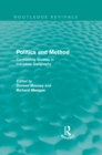 Politics and Method (Routledge Revivals) : Contrasting Studies in Industrial Geography - eBook