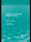 Social and Foreign Affairs in Iraq (Routledge Revivals) - eBook
