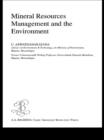 Mineral Resources Management and the Environment - eBook