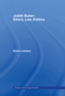 Judith Butler: Ethics, Law, Politics - eBook