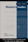 Reader's Guide to Women's Studies - eBook