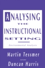 Analysing the Instructional Setting : A Guide for Course Designers - eBook
