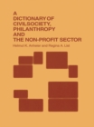 A Dictionary of Civil Society, Philanthropy and the Third Sector - eBook
