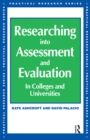 Researching into Assessment & Evaluation - eBook