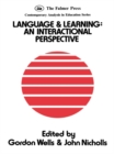 Language And Learning : An Interactional Perspective - eBook