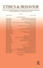 Control Groups in Psychosocial intervention Research : A Special Issue of ethics & Behavior - eBook