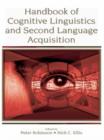 Handbook of Cognitive Linguistics and Second Language Acquisition - eBook