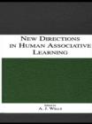 New Directions in Human Associative Learning - eBook