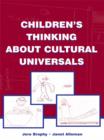 Children's Thinking About Cultural Universals - eBook