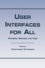 User Interfaces for All : Concepts, Methods, and Tools - eBook