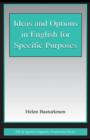 Ideas and Options in English for Specific Purposes - eBook