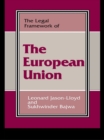 The Legal Framework of the European Union - eBook