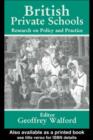 British Private Schools : Research on Policy and Practice - eBook