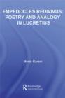 Empedocles Redivivus : Poetry and Analogy in Lucretius - eBook