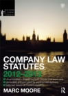 Company Law Statutes 2012-2013 - eBook