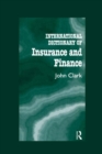 International Dictionary of Insurance and Finance - eBook