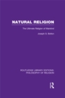 Natural Religion : The Ultimate Religion of Mankind - eBook