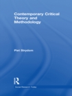 Contemporary Critical Theory and Methodology - eBook
